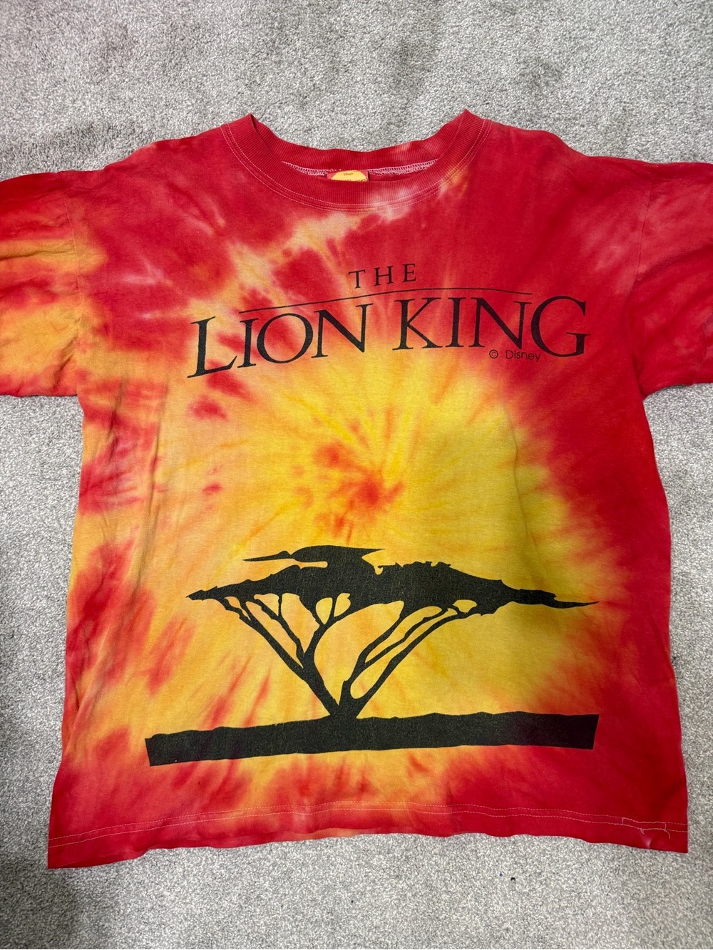 Vintage The Lion King Tie-Dye T-Shirt